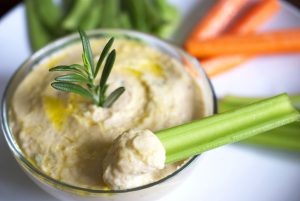 veggies and hummus