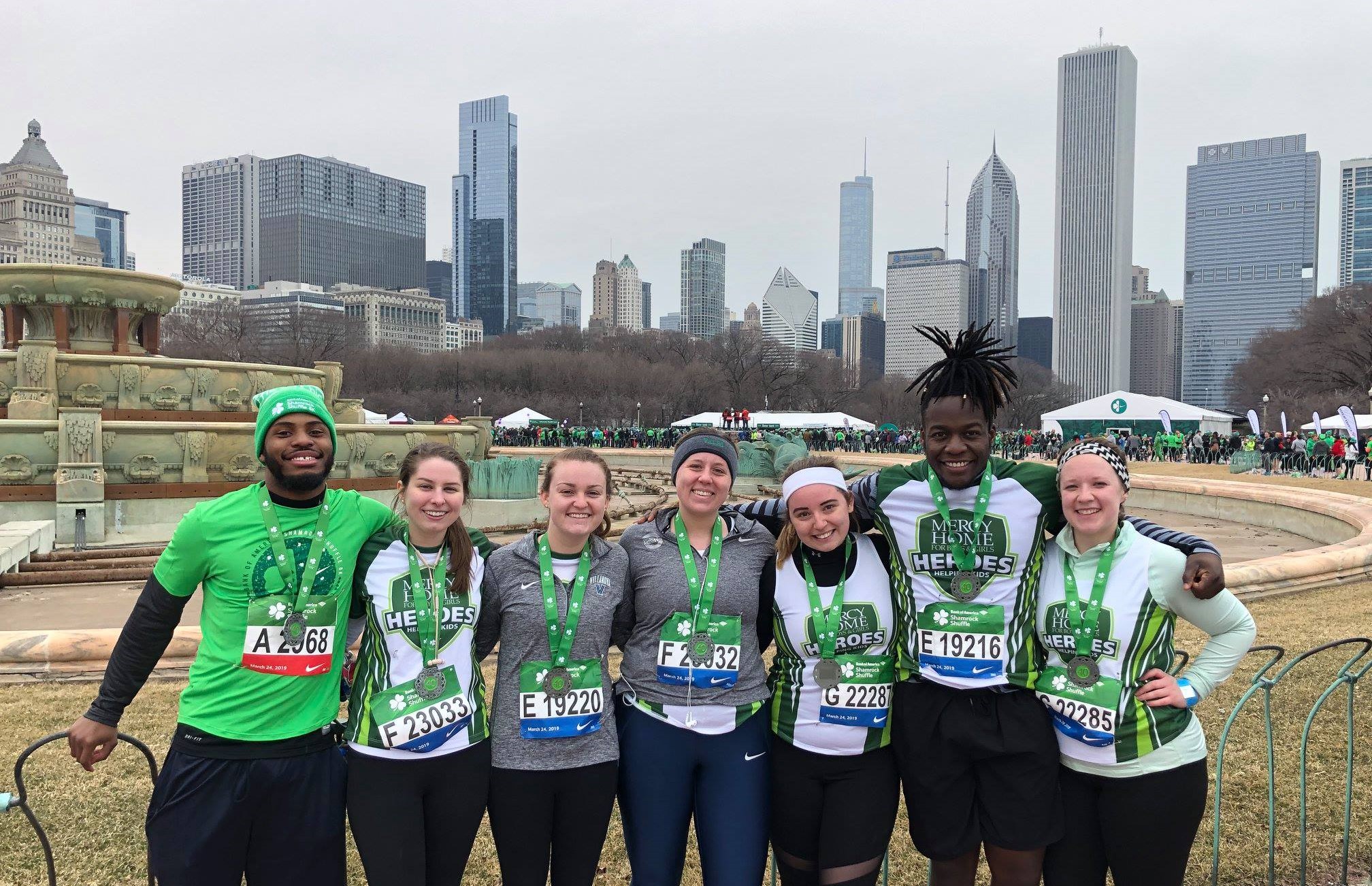 Mercy Home Heroes at Chicago Marathon