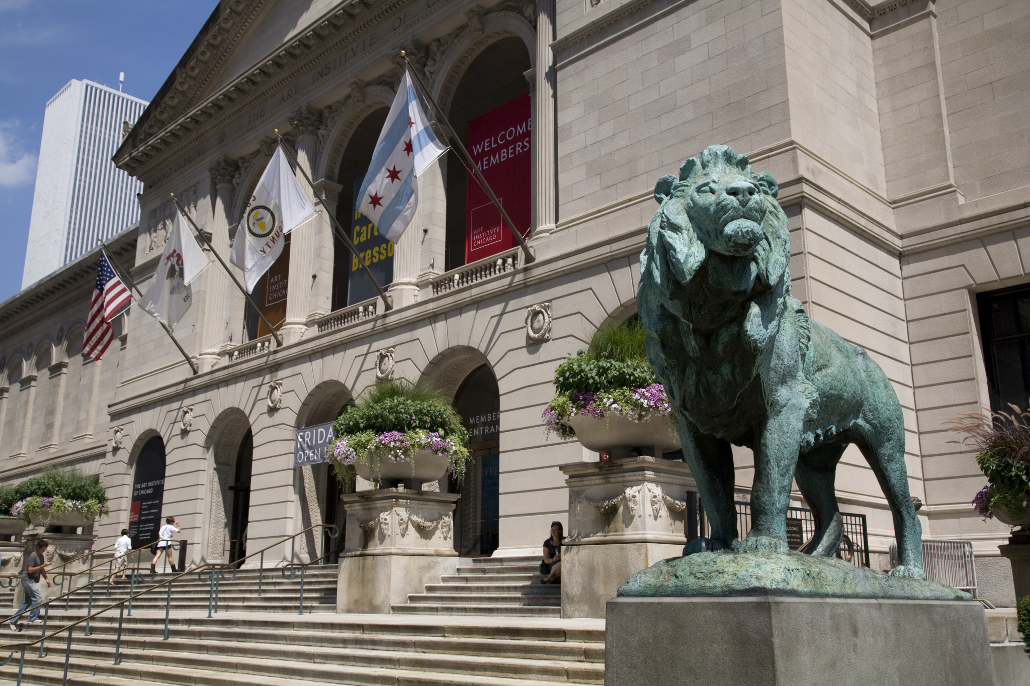 Exterior of the Art Institute of Chicago