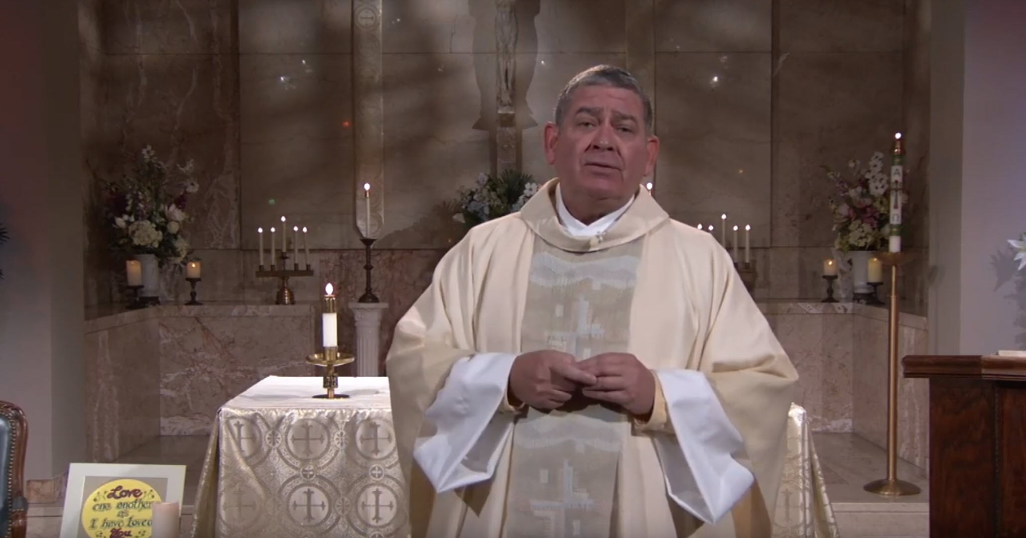 Fr. Scott Donahue celebrates the Fifth Sunday of Easter