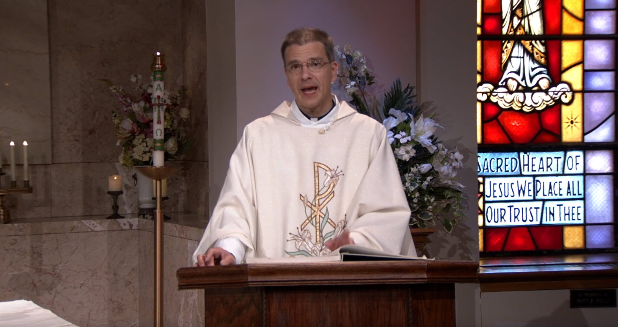 Father Tom Baldonieri celebrates the Sixth Sunday of Easter
