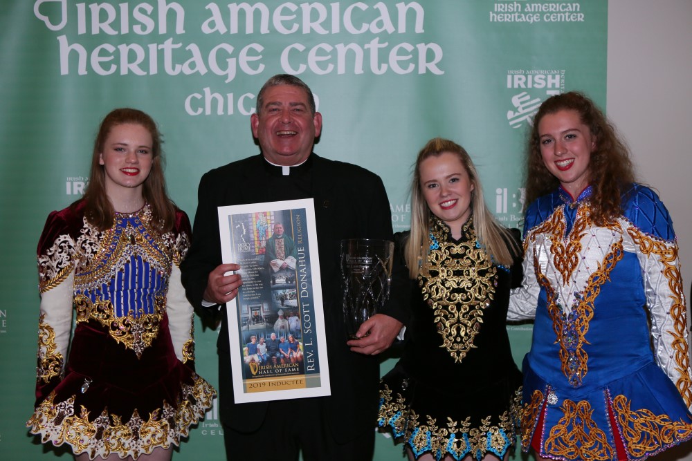 Fr. Scott at the Irish American Heritage Center in Chicago