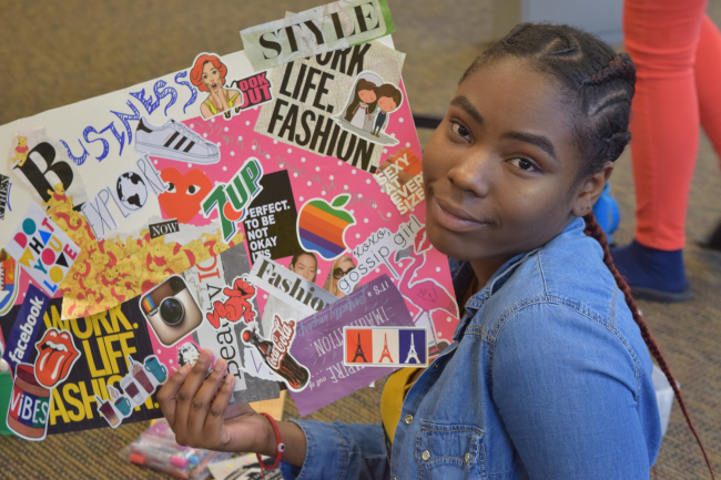 Young woman at Mercy Home's annual spiritual retreat