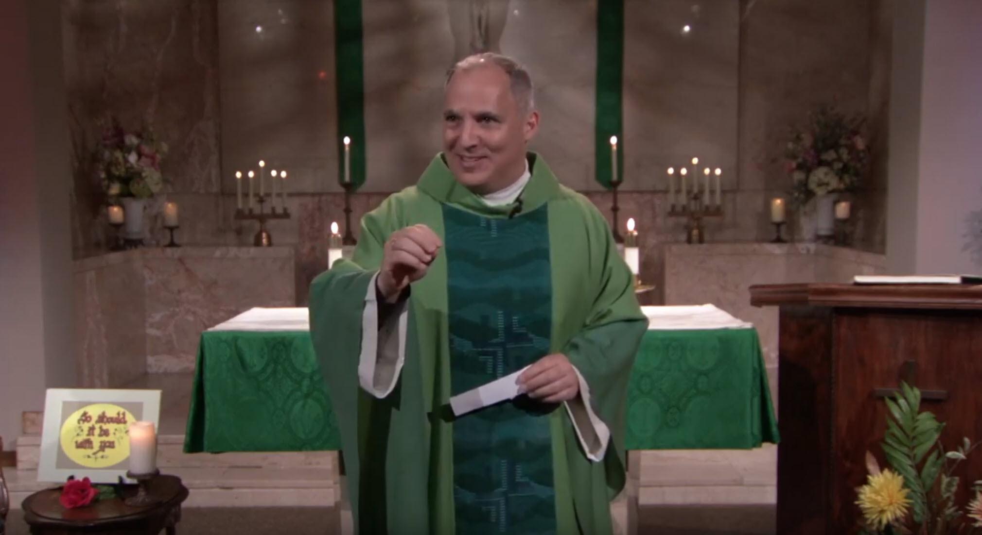 Fr. Jason Malave preaching - 27th Ordinal Sunday