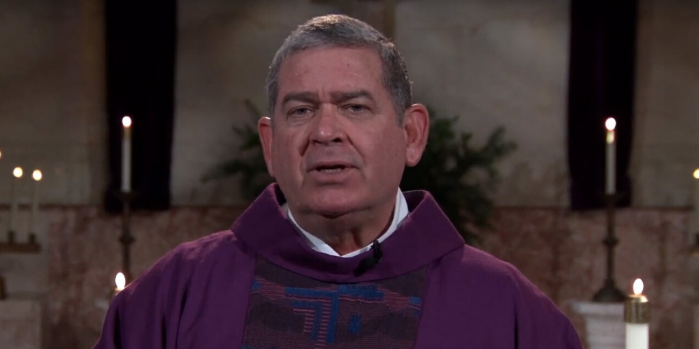 Fr. Scott Donahue preaching