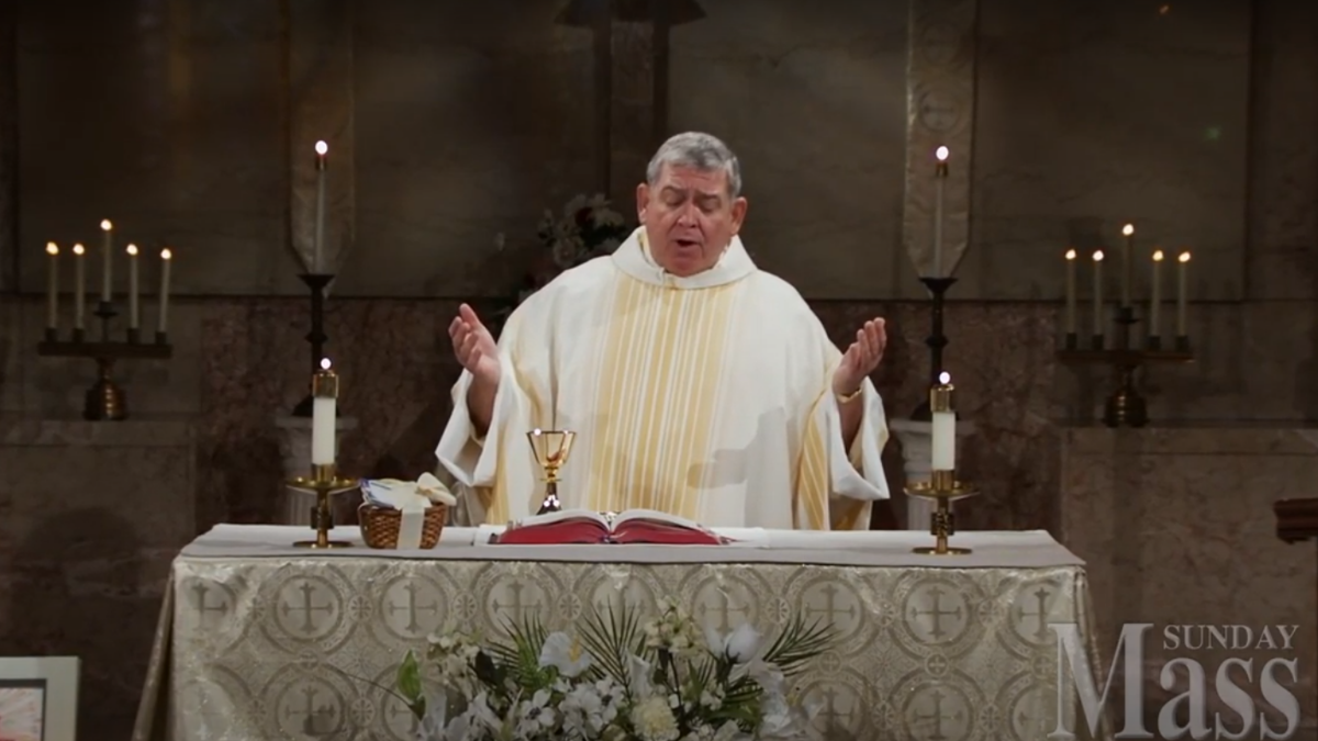 Fr. Scott Donahue preaching