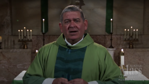 Fr. Scott Donahue preaching