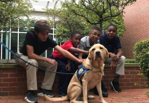 young men with Pongo