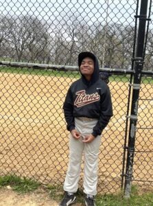 Maurice at his baseball game