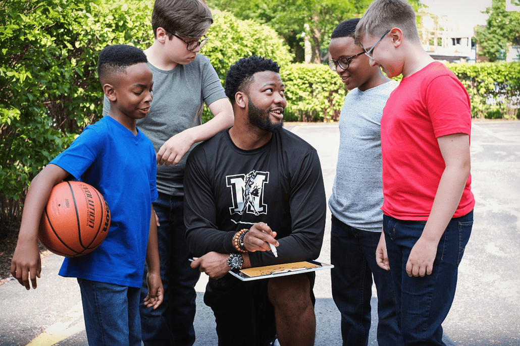 Basketball is one of many great ways youth care workers can connect with our kids.